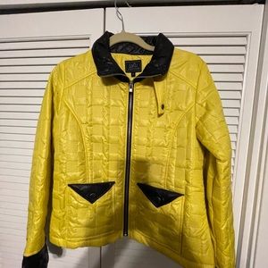 Jacket worn once for golf. Darling with black pants.